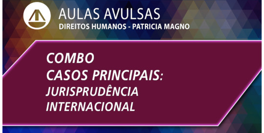 COMBO CASOS PRINCIPAIS: Jurisprudência Internacional
