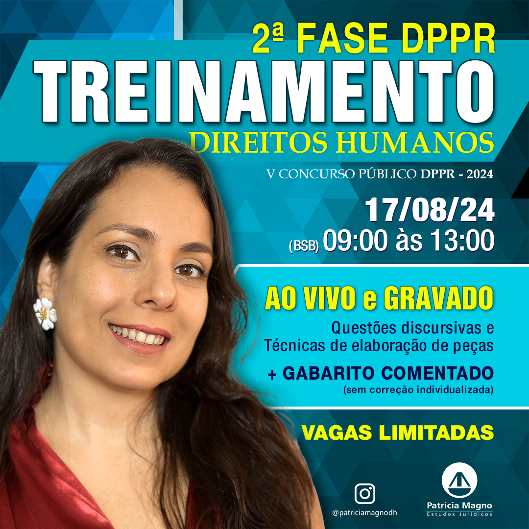 TREINAMENTO DH - Fase 2 - DPPR - 2024